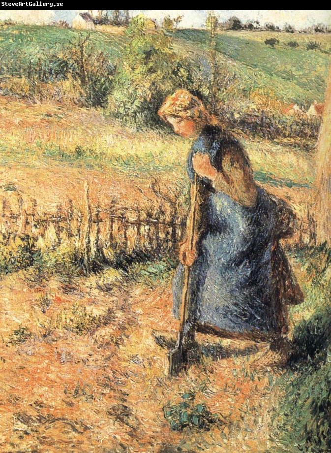 Camille Pissarro The collection of hay farmer